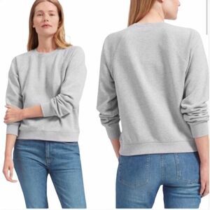 Everlane Heathered Gray Crewneck Pullover Sweatshirt Size Large